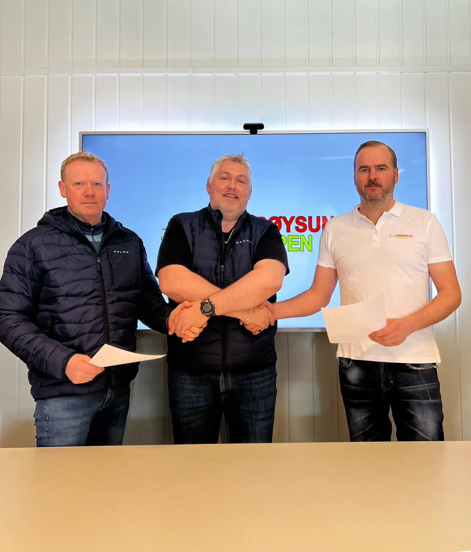 Nye anleggsmaskiner på vei fra Volvo Maskin