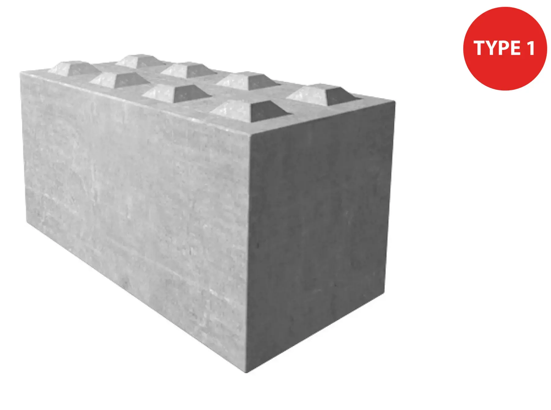 Betongblokk 160cm x 80cm x 80cm