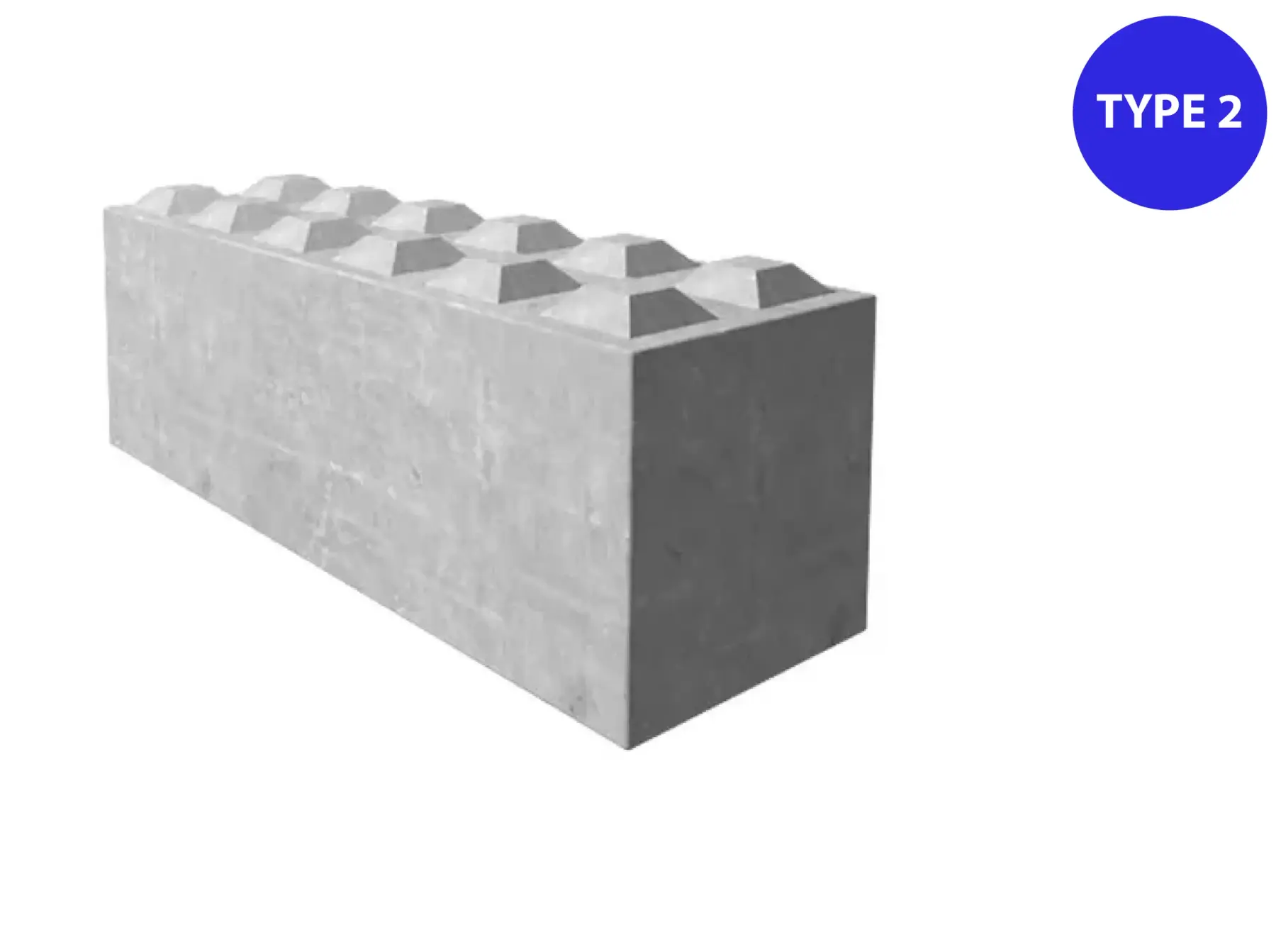 Betongblokk 180cm x 60cm x 60cm